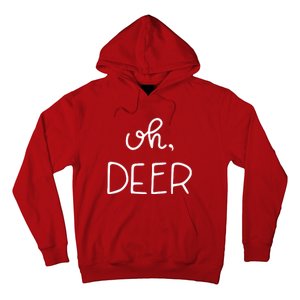 Oh Deer Christmas Cute Christmas Hoodie