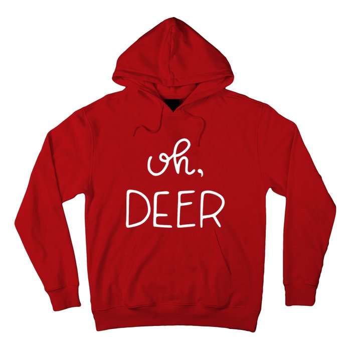 Oh Deer Christmas Cute Christmas Hoodie