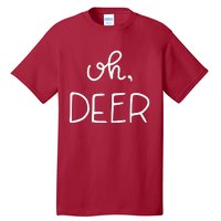 Oh Deer Christmas Cute Christmas Tall T-Shirt