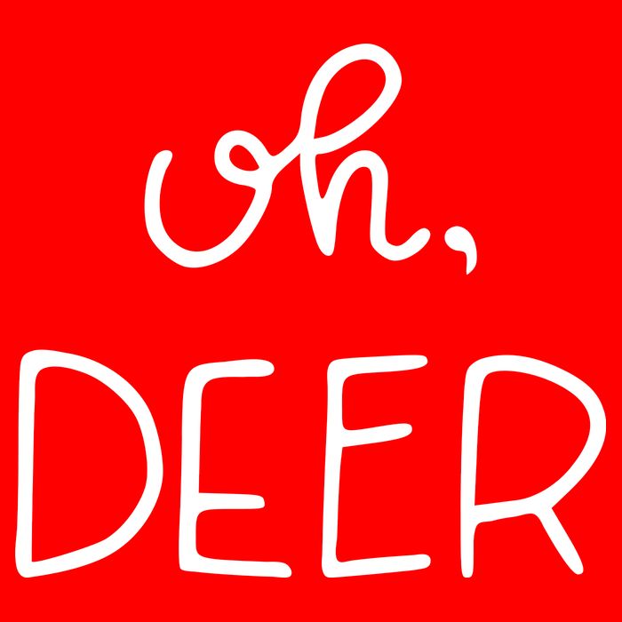 Oh Deer Christmas Cute Christmas Flatbill Hat