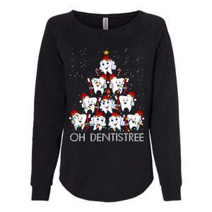 Oh Dentistree Cute Tooth Christmas Tree Merry Christmas Great Gift Womens California Wash Sweatshirt