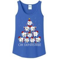 Oh Dentistree Cute Tooth Christmas Tree Merry Christmas Great Gift Ladies Essential Tank