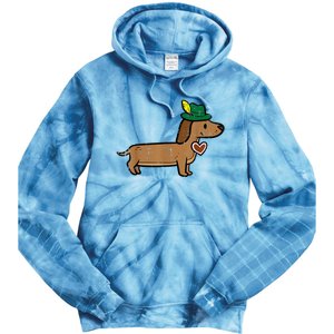 Oktoberfest Dachshund Cute Sausage Dog German Tie Dye Hoodie