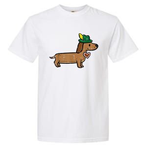 Oktoberfest Dachshund Cute Sausage Dog German Garment-Dyed Heavyweight T-Shirt