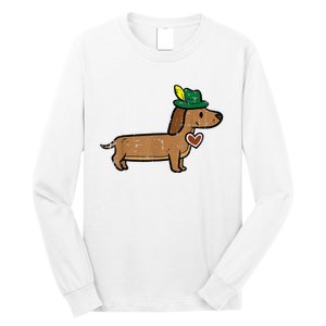 Oktoberfest Dachshund Cute Sausage Dog German Long Sleeve Shirt