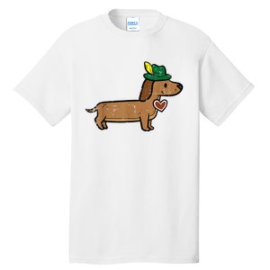 Oktoberfest Dachshund Cute Sausage Dog German Tall T-Shirt