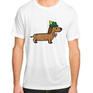 Oktoberfest Dachshund Cute Sausage Dog German Adult ChromaSoft Performance T-Shirt