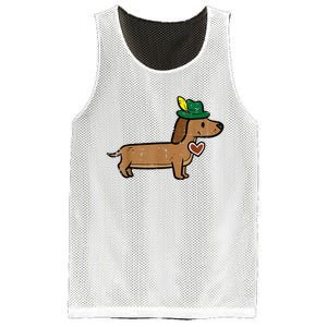 Oktoberfest Dachshund Cute Sausage Dog German Mesh Reversible Basketball Jersey Tank