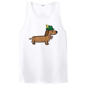 Oktoberfest Dachshund Cute Sausage Dog German PosiCharge Competitor Tank