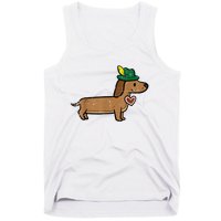 Oktoberfest Dachshund Cute Sausage Dog German Tank Top