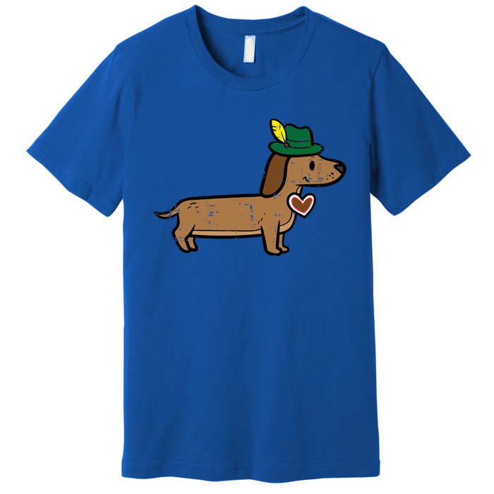 Oktoberfest Dachshund Cute Sausage Dog German Premium T-Shirt