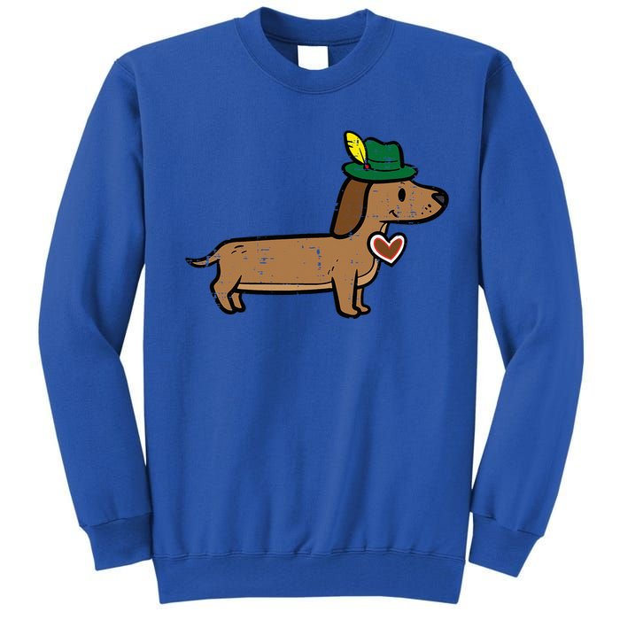 Oktoberfest Dachshund Cute Sausage Dog German Tall Sweatshirt