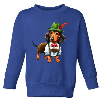 Oktoberfest Dachshund Cute Sausage Dog German Toddler Sweatshirt