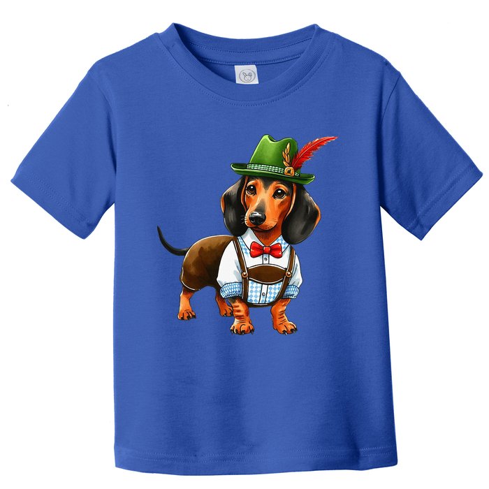 Oktoberfest Dachshund Cute Sausage Dog German Toddler T-Shirt