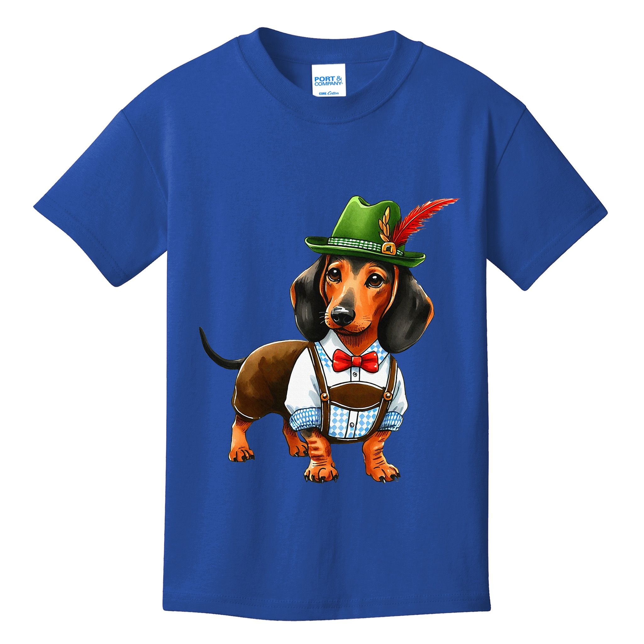 Oktoberfest Dachshund Cute Sausage Dog German Kids T-Shirt