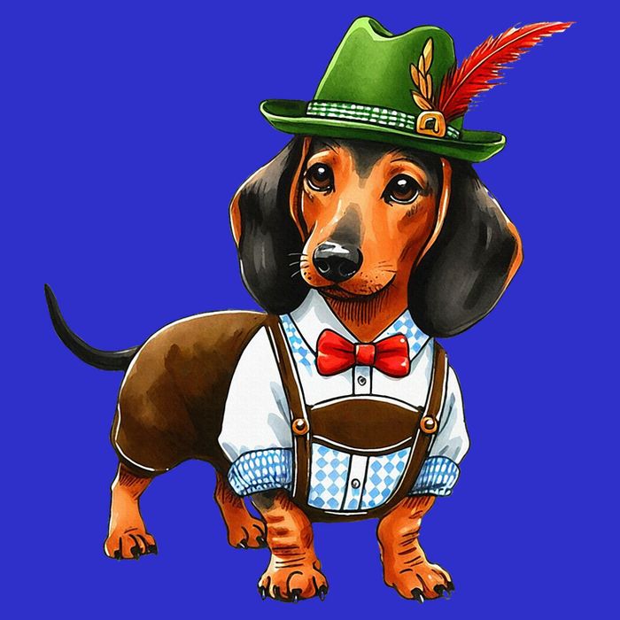 Oktoberfest Dachshund Cute Sausage Dog German Kids T-Shirt