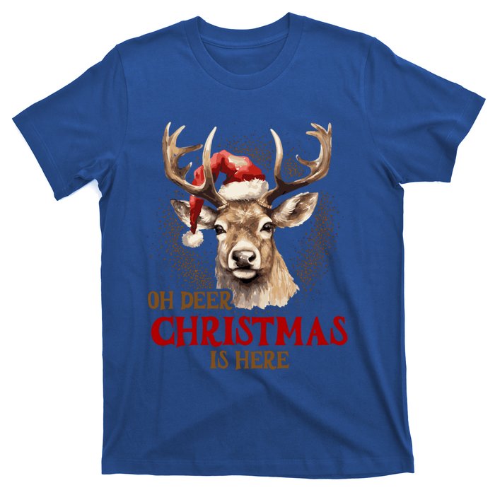 Oh Deer Christmas Is Here S Product Great Gift T-Shirt