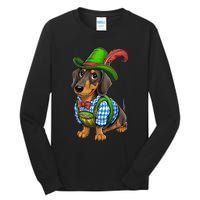 Oktoberfest Dachshund Cute Sausage Dog German Tall Long Sleeve T-Shirt