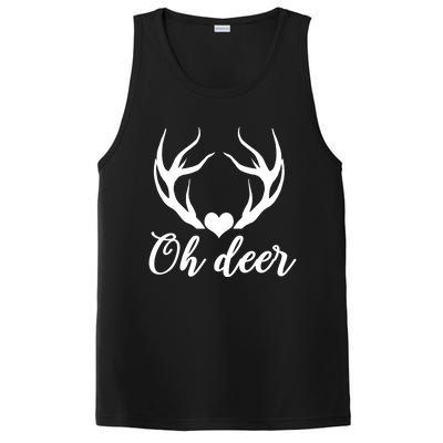 Oh Deer Cute Christmas Hunter Great Gift PosiCharge Competitor Tank