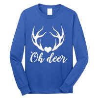 Oh Deer Cute Christmas Hunter Great Gift Long Sleeve Shirt