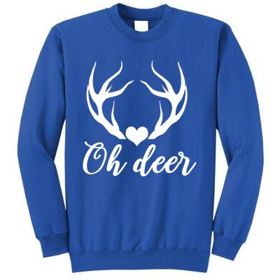 Oh Deer Cute Christmas Hunter Great Gift Sweatshirt