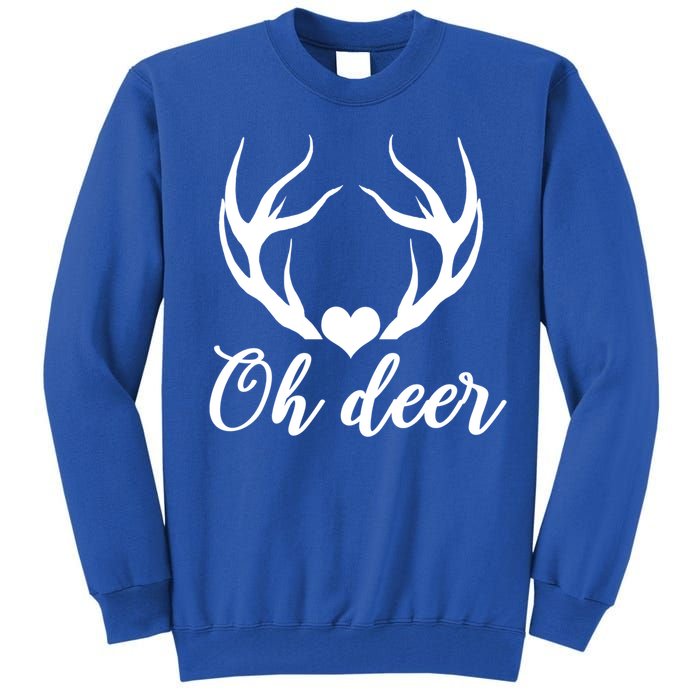 Oh Deer Cute Christmas Hunter Great Gift Tall Sweatshirt