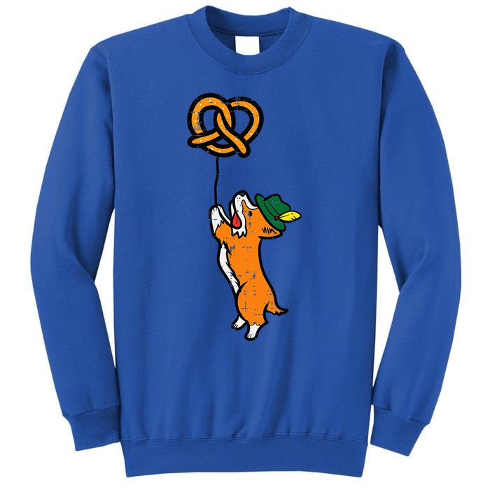 Oktoberfest Dog Corgi Pretzel German Bavarian Sweatshirt