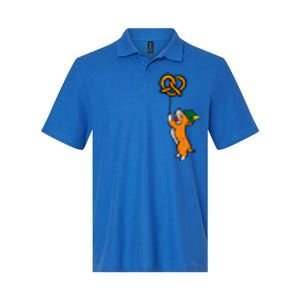 Oktoberfest Dog Corgi Pretzel German Bavarian Softstyle Adult Sport Polo