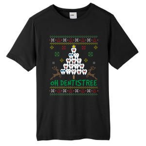 Oh Dentistree Christmas Dental Christmas Funny Gift Tall Fusion ChromaSoft Performance T-Shirt