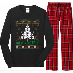 Oh Dentistree Christmas Dental Christmas Funny Gift Long Sleeve Pajama Set