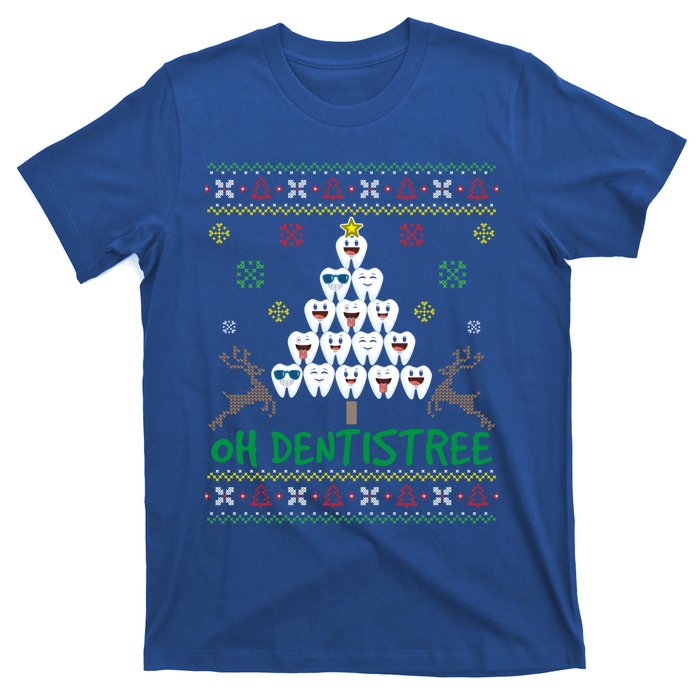 Oh Dentistree Christmas Dental Christmas Funny Gift T-Shirt