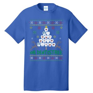 Oh Dentistree Christmas Dental Christmas Funny Gift Tall T-Shirt