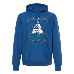 Oh Dentistree Christmas Dental Christmas Funny Gift Premium Hoodie