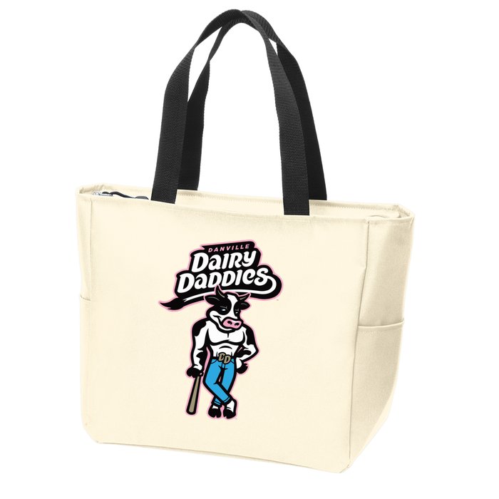 Otterbots Danville Dairy Daddies Zip Tote Bag