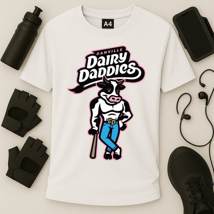 Otterbots Danville Dairy Daddies Cooling Performance Crew T-Shirt