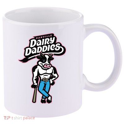 Otterbots Danville Dairy Daddies 11oz C Handle Ceramic Mug