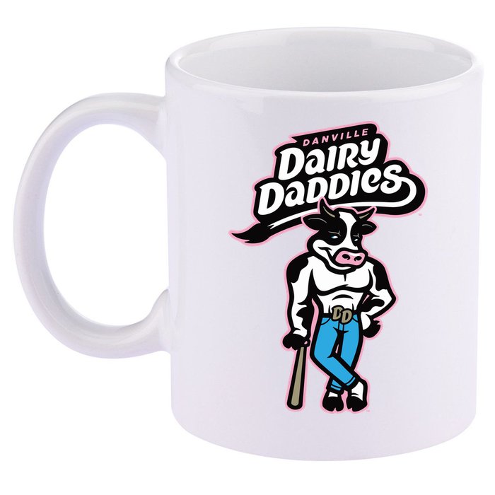 Otterbots Danville Dairy Daddies 11oz C Handle Ceramic Mug
