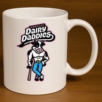 Otterbots Danville Dairy Daddies 11oz C Handle Ceramic Mug