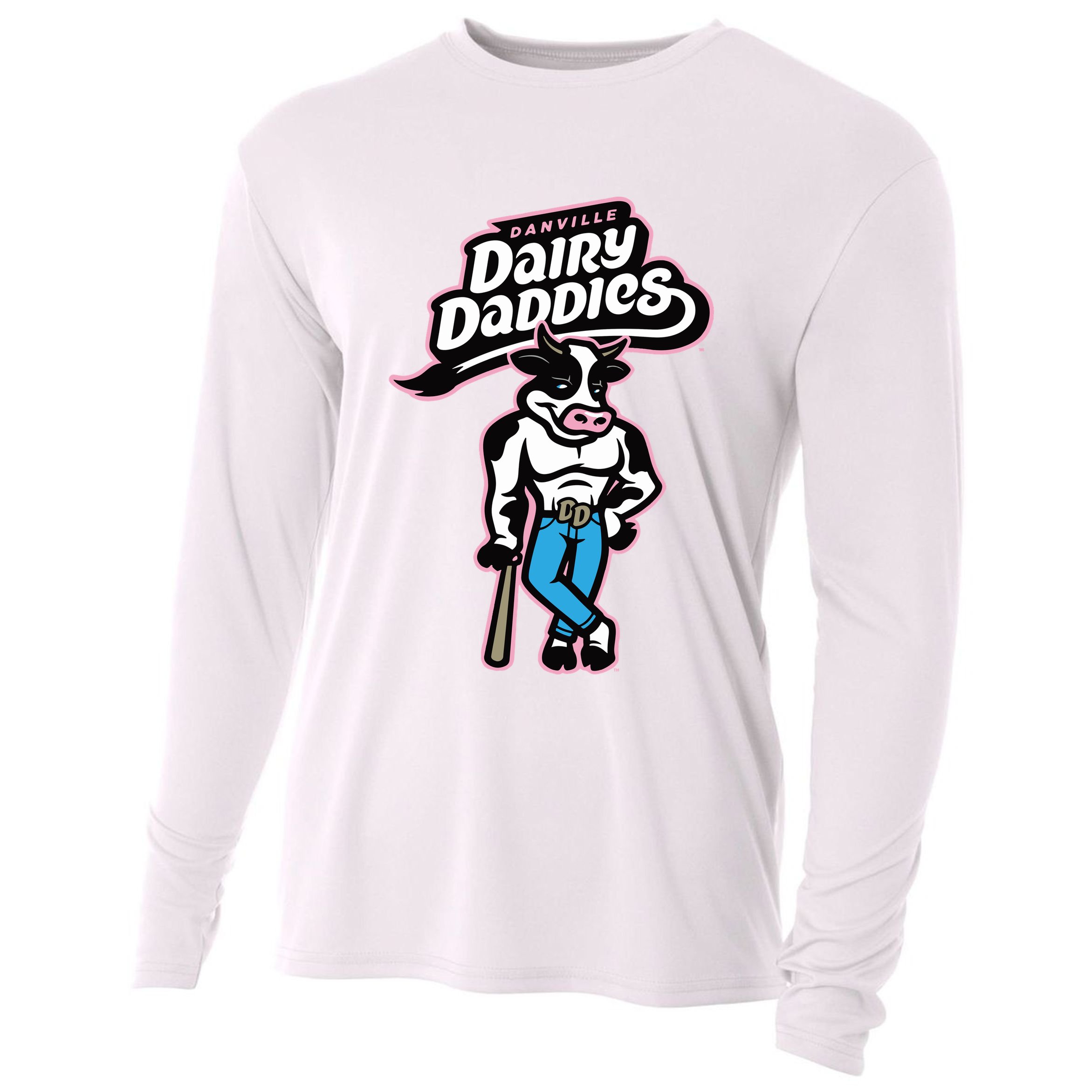 Otterbots Danville Dairy Daddies Cooling Performance Long Sleeve Crew