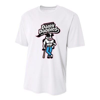 Otterbots Danville Dairy Daddies Youth Performance Sprint T-Shirt
