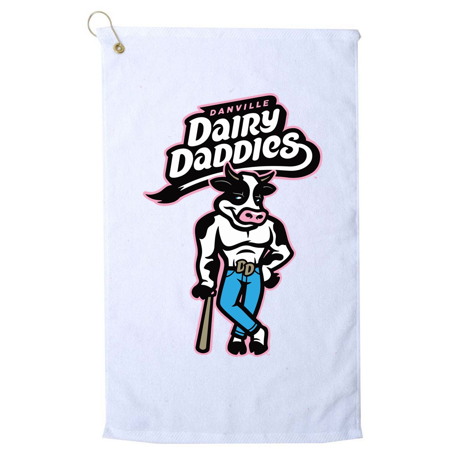 Otterbots Danville Dairy Daddies Golf Towel