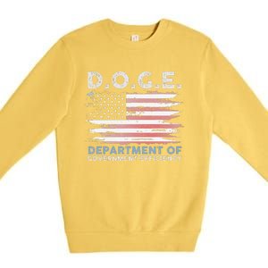 Oge D.O.G.E. Department Of Government Efficiency Premium Crewneck Sweatshirt