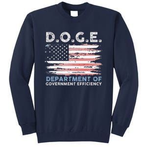 Oge D.O.G.E. Department Of Government Efficiency Tall Sweatshirt