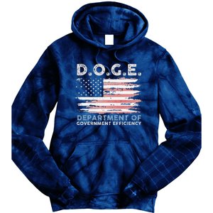 Oge D.O.G.E. Department Of Government Efficiency Tie Dye Hoodie