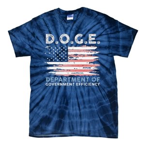 Oge D.O.G.E. Department Of Government Efficiency Tie-Dye T-Shirt