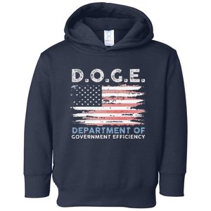 Oge D.O.G.E. Department Of Government Efficiency Toddler Hoodie