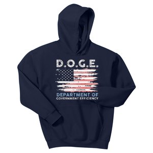 Oge D.O.G.E. Department Of Government Efficiency Kids Hoodie