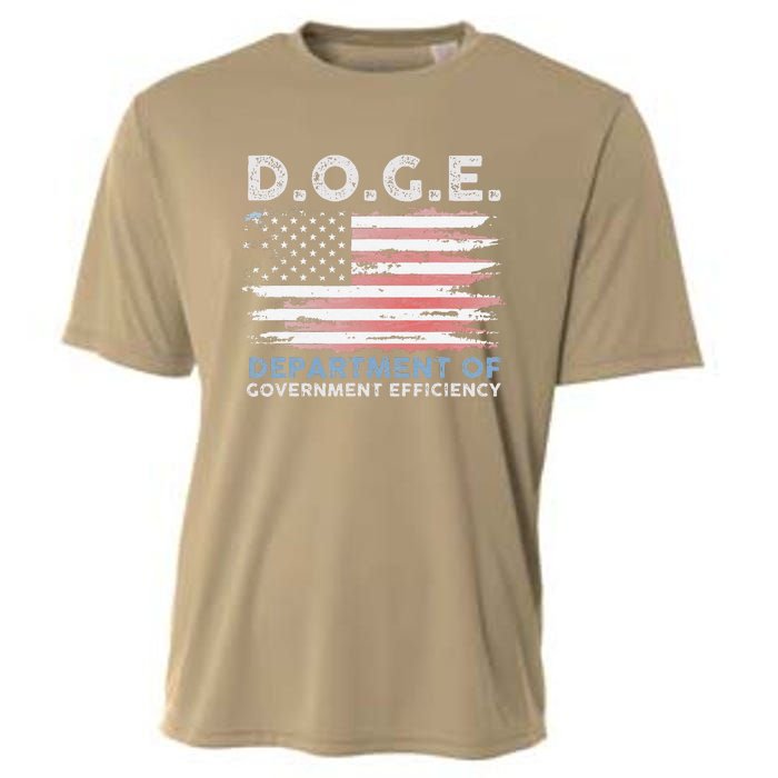 Oge D.O.G.E. Department Of Government Efficiency Cooling Performance Crew T-Shirt