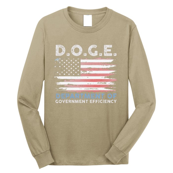 Oge D.O.G.E. Department Of Government Efficiency Long Sleeve Shirt