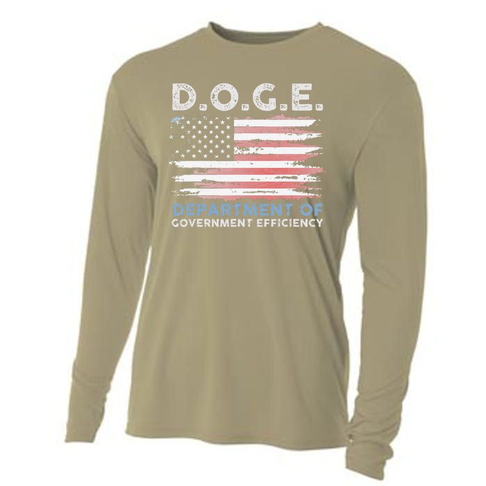 Oge D.O.G.E. Department Of Government Efficiency Cooling Performance Long Sleeve Crew